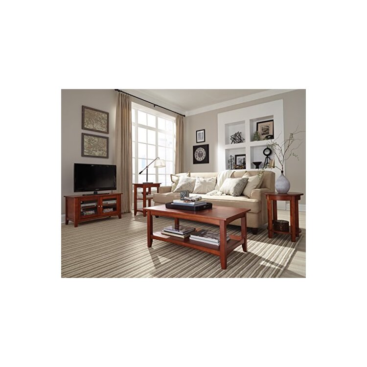 Shaker Cottage 2 shelf End Table, Cherry image - 1