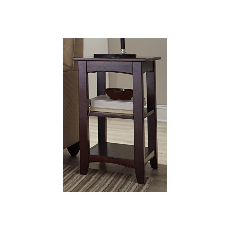 Shaker Cottage 2 Shelf End Table, Espresso image - 1