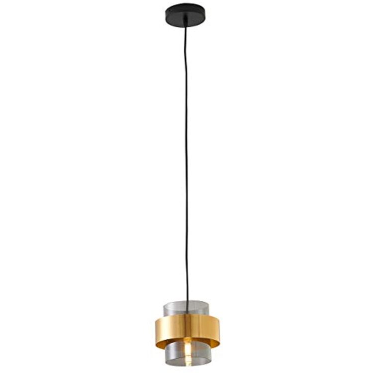 Gold Single Pendant Light Fixture for Living Room - Bethel International image - 1