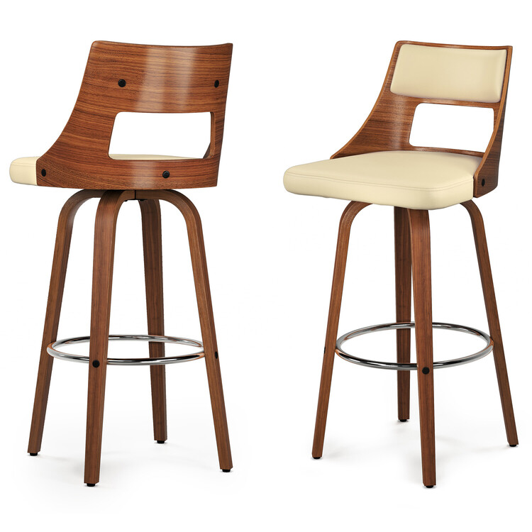 Simpli Home Dallyn Swivel Bar Stool - Thumbnail 5