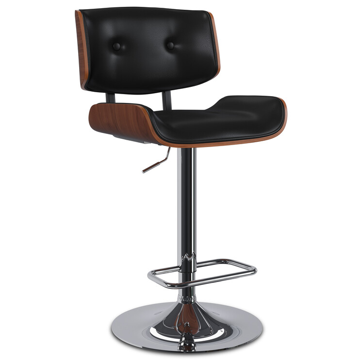 Simpli Home Holland Adjustable Swivel Bar Stool - Thumbnail 3