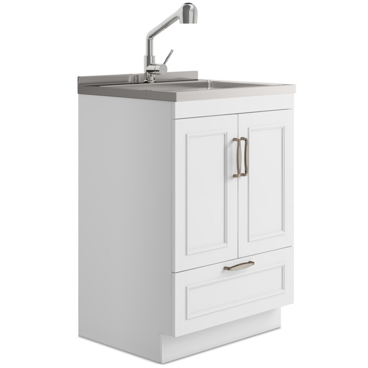 Simpli Home Cardinal Utility Sink & Cabinet