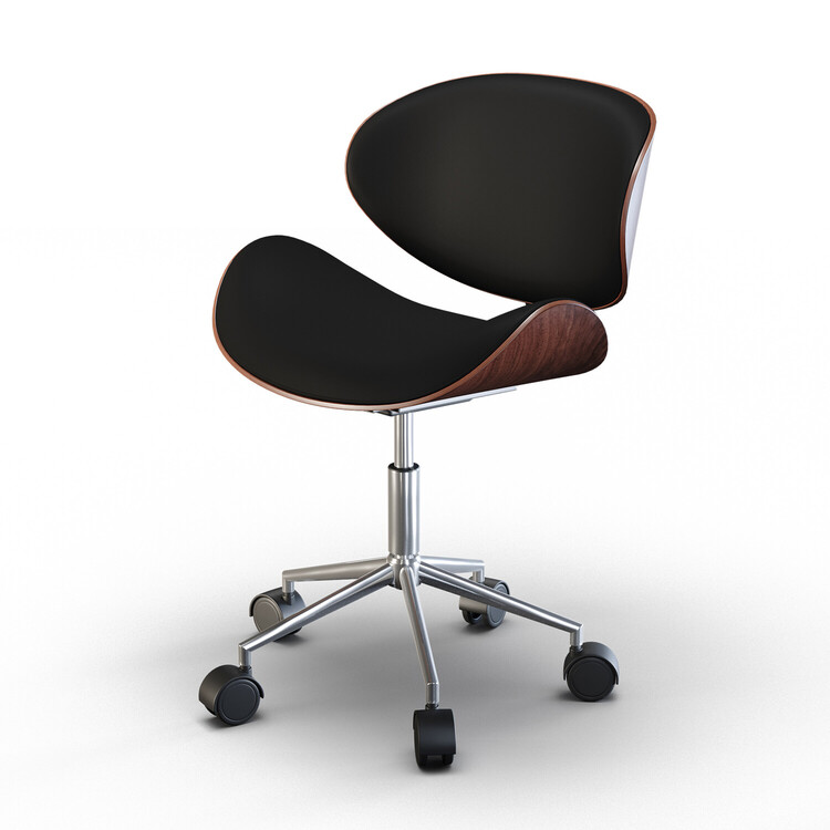 Marana Swivel Adjustable Executive Computer Office Chair in Black image - 1