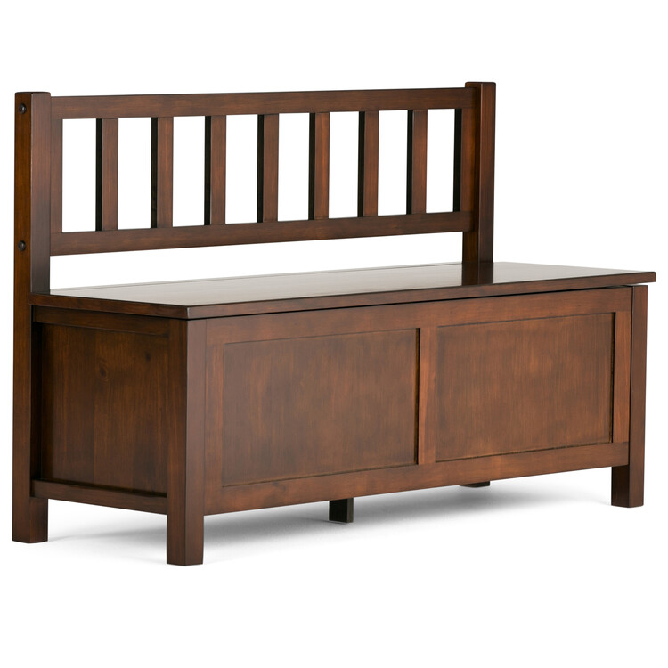 Simpli Home Artisan Storage Bench