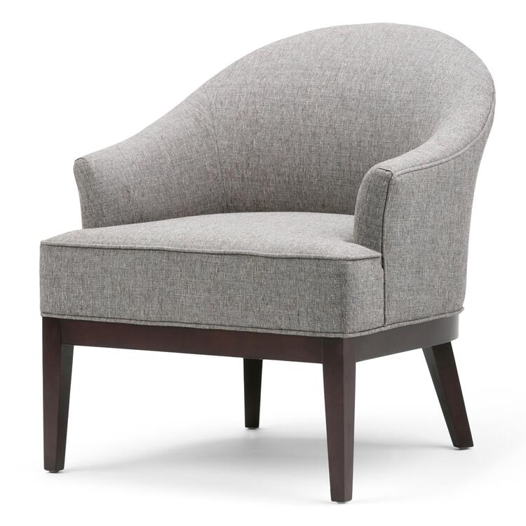 Taupe Mid Century Modern Tub Chair, Louise Collection - CCT Global Sourcing image - 1