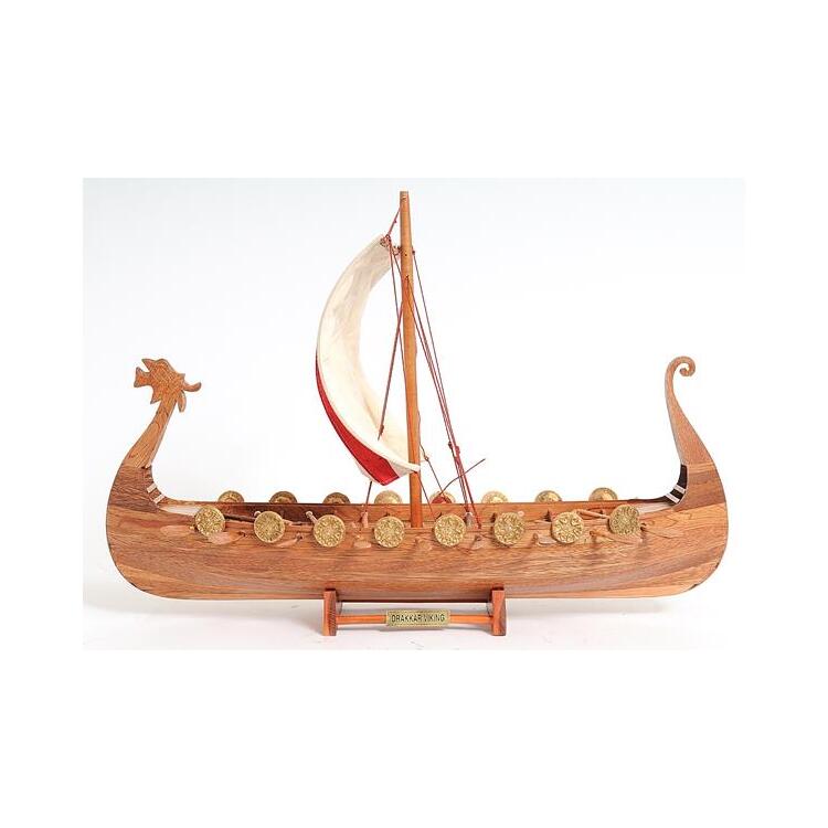Old Modern Handicrafts Drakkar Viking Historic Boat Model - Image 13