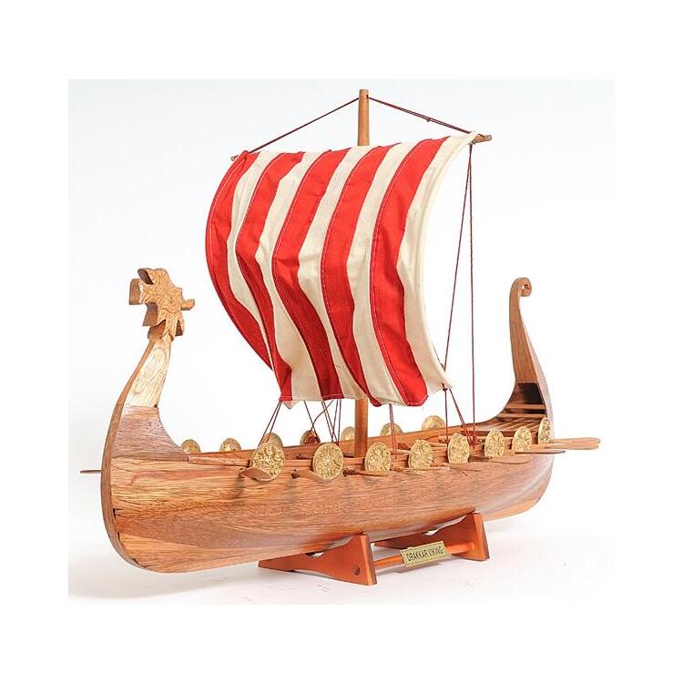 Old Modern Handicrafts Drakkar Viking Historic Boat Model - Image 15