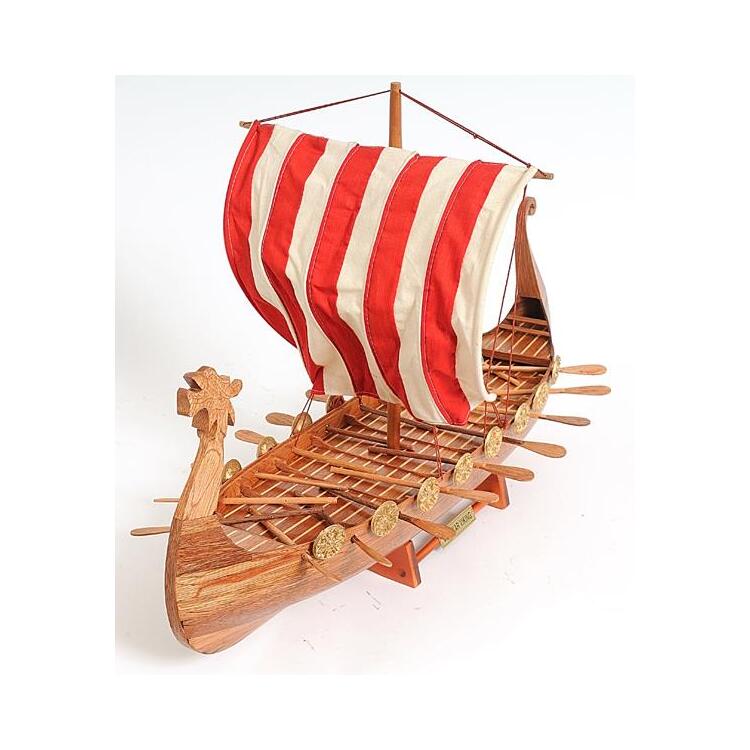 Old Modern Handicrafts Drakkar Viking Historic Boat Model - Image 16