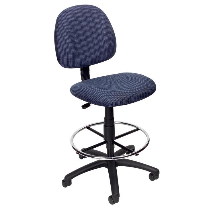 Boss Office Drafting Stool with Footring - Image 1