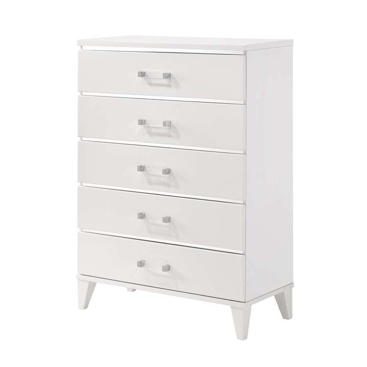 Room Designs Chest White Contemporary Rectangle image - 1