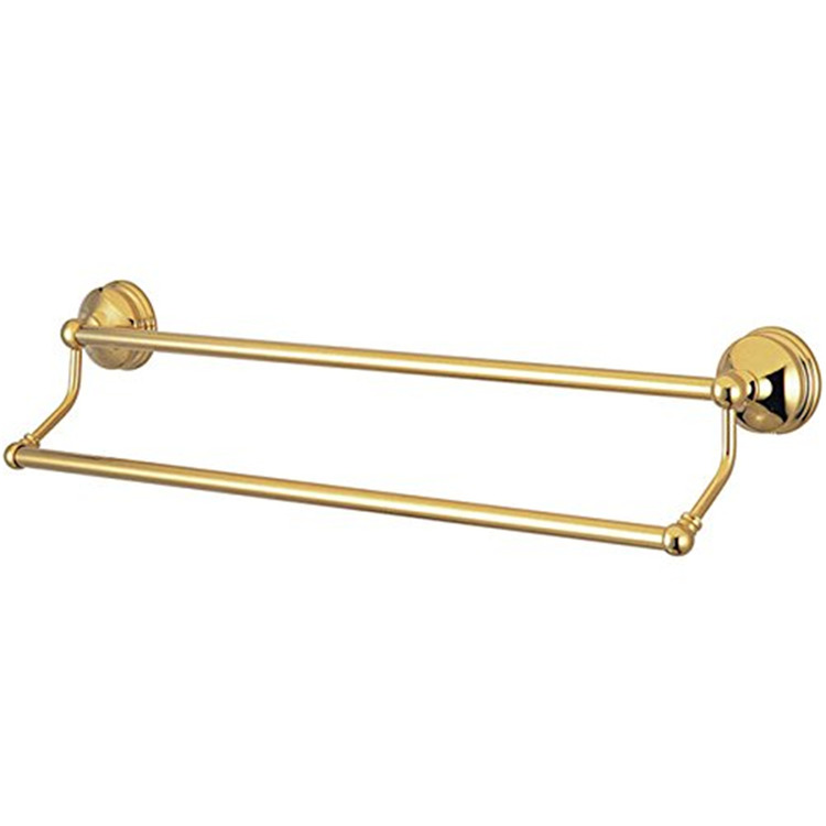 Dual Towel Bar Brass Construction 18 Polished Chrome Finish - Kingston Brass image - 1
