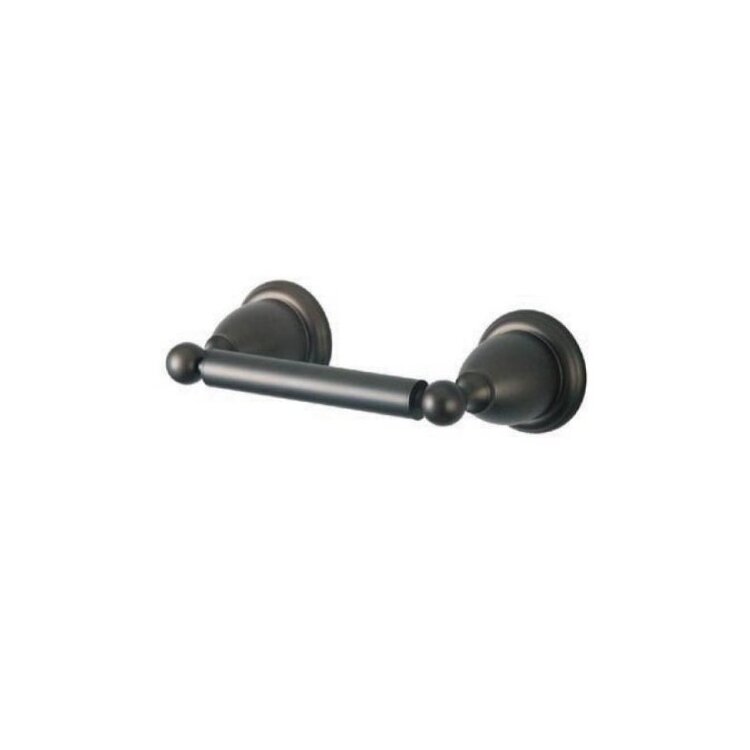 Oil Rubbed Bronze Toilet Paper Holder Metal Brass Construction - Kingston Brass image - 1