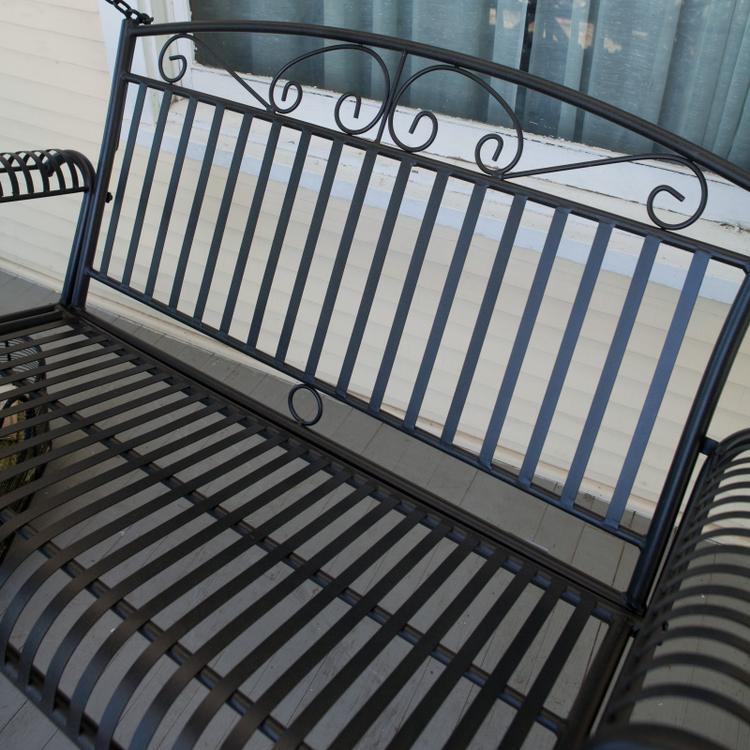 International Caravan Tropico Iron Patio Porch Swing
