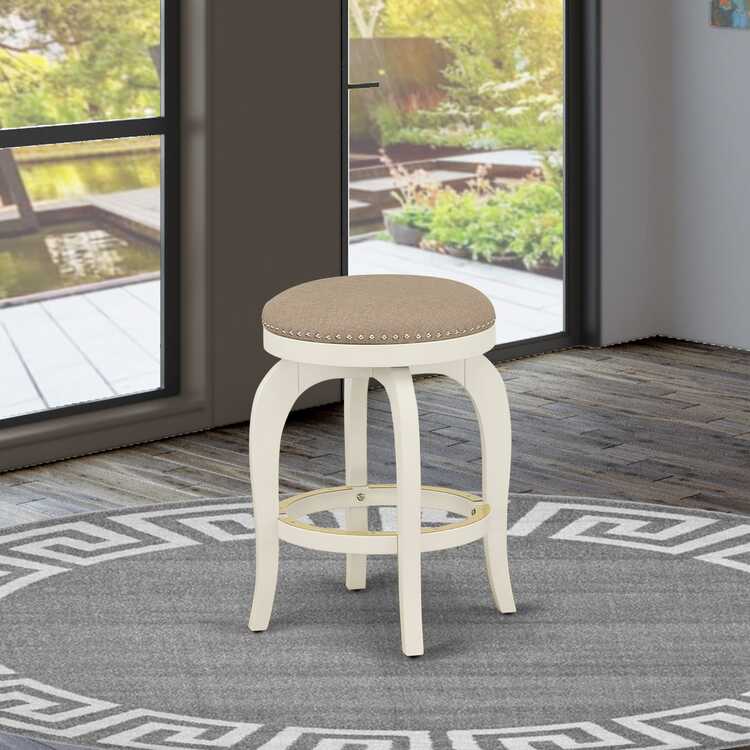 East West Furniture Bedford Counter-Height Bar Stool