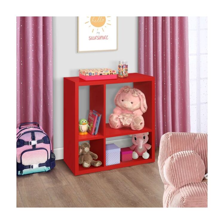 Room Designs Bookcase/Organizer Red Contemporary Rectangle image - 1