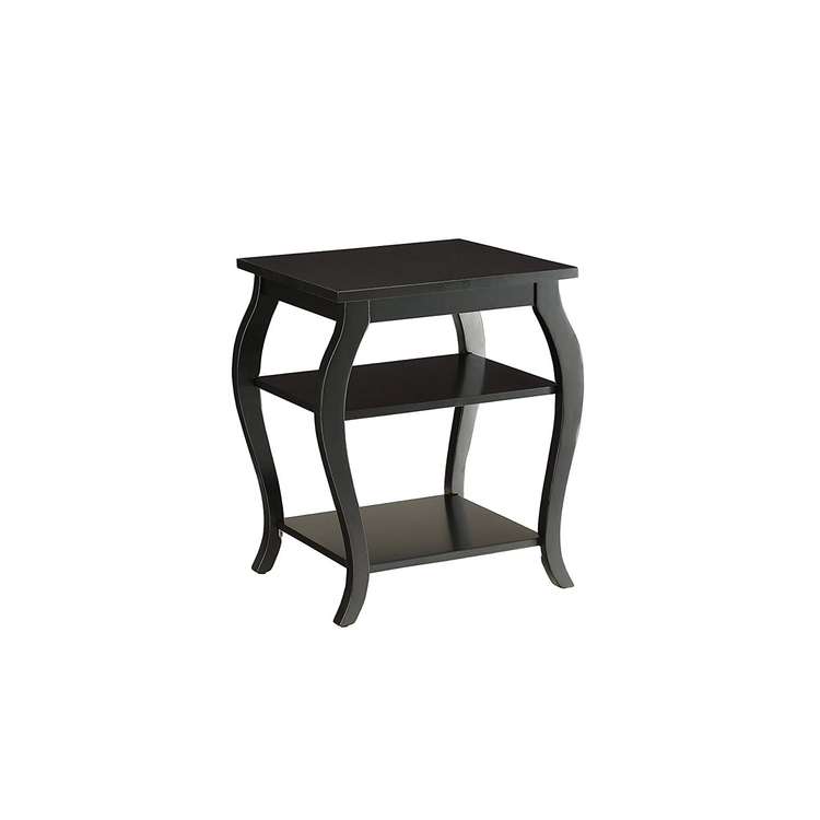 White End Table with Storage and Adjustable Orientation - Benzara image - 1