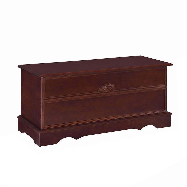 BenJara Traditional Style Lift Top Wooden Chest - Thumbnail 2