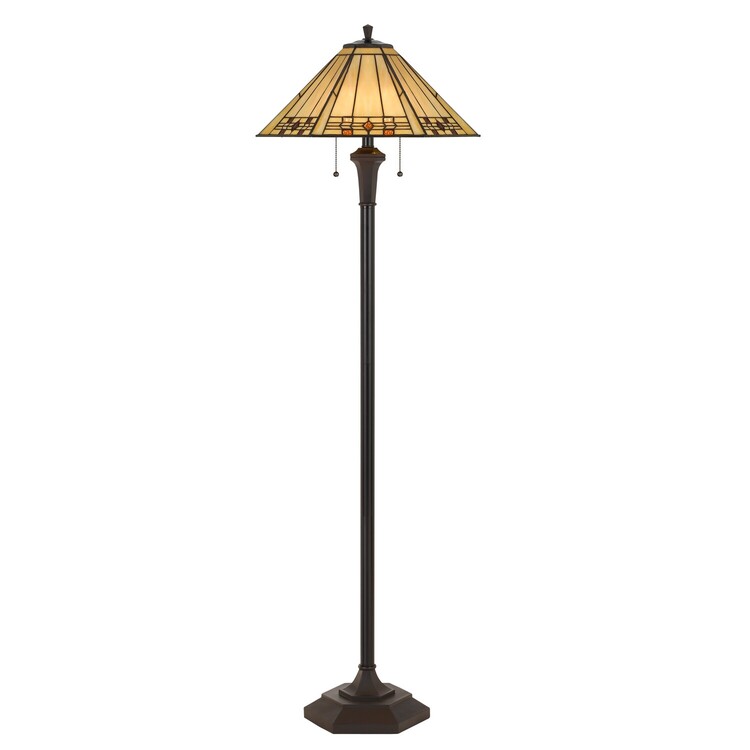 Benzara Polyresin Floor Lamp With Glass Shade And Pull Chain Switch Black 506 64 Ojcommerce Benzara Polyresin Floor Lamp With Glass, Polyresin Floor Lamp