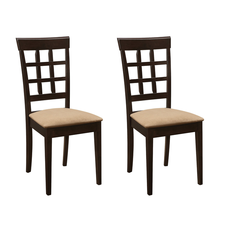 BenJara 17 Inch Side Dining Chair, Set of 2
