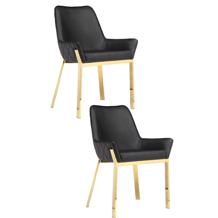BenJara Fuma Dining Accent Chair Set of 2