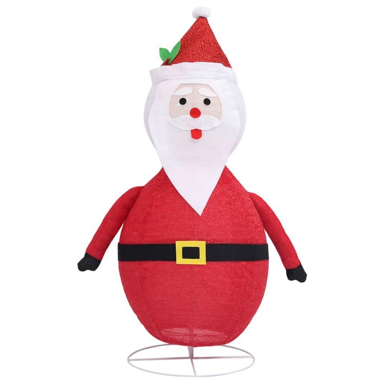 BenJara Santa Claus Figurine Christmas Decoration, USB, LED, Red White 24 Inch image - 1