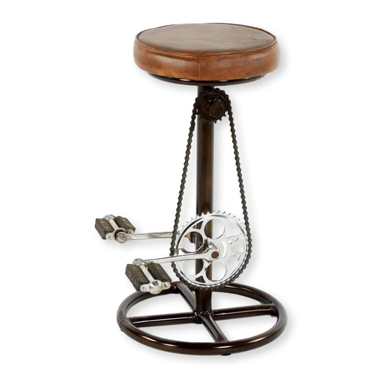 Benjara Spey Bicycle Counter Stool - Thumbnail 3
