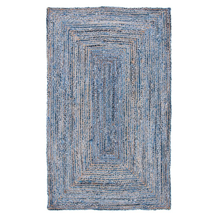 Safavieh Cape Cod 202 Rugs, Blue / Natural, 4' X 6', Small Rectangle image - 1