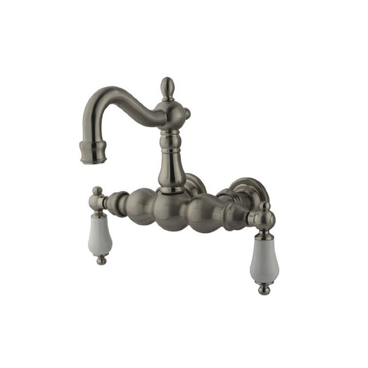 Kingston Brass Vintage 3-3/8" Wall Mount Clawfoot Tub Filler image - 1