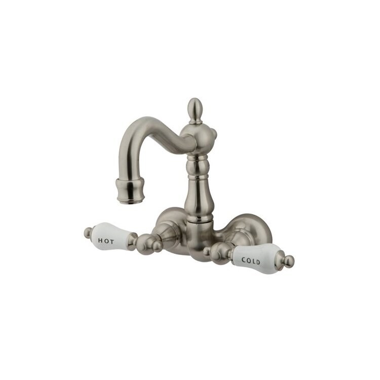 Kingston Brass Vintage 3-3/8" Wall Mount Clawfoot Tub Filler image - 1