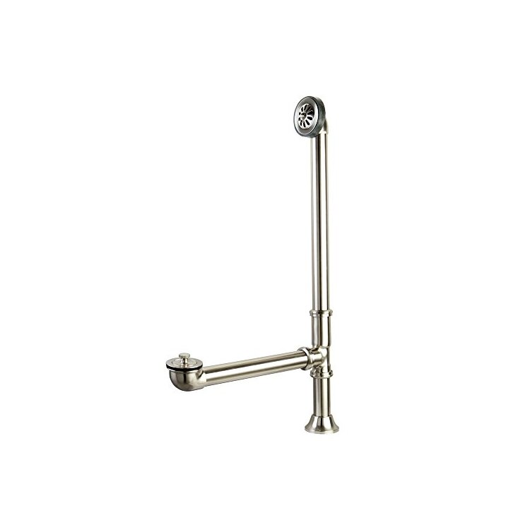 Vintage Style Clawfoot Tub Waste and Overflow Drain - 20 Gauge Metal Construction - Kingston Brass image - 1