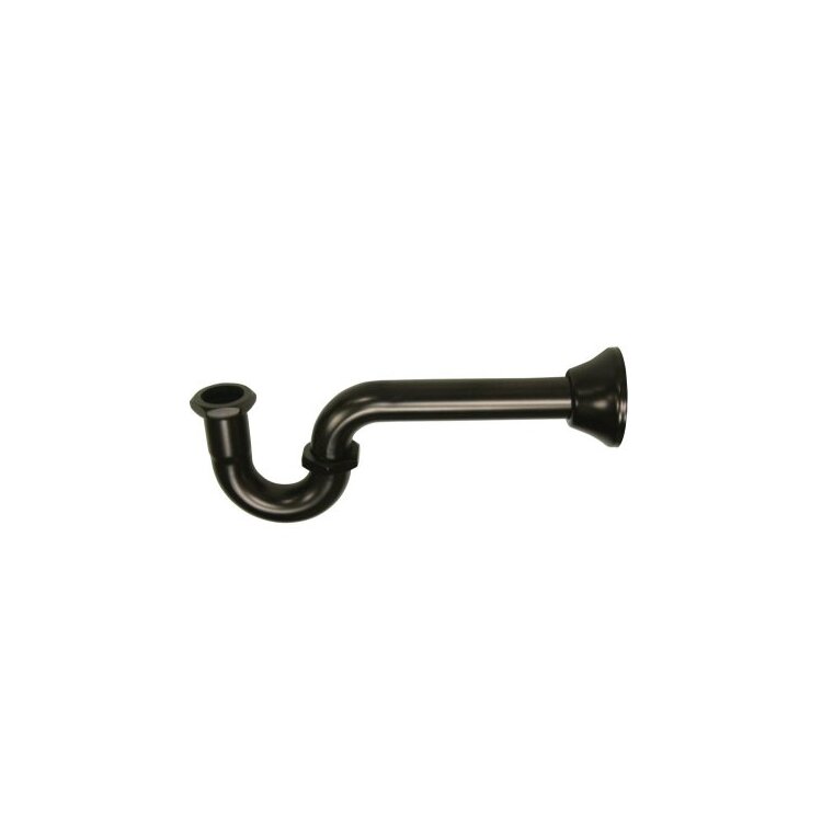 1 - 1/4 Decorative Oil Rubbed Bronze P - Trap for Bathroom Sinks - Kingston Brass image - 1