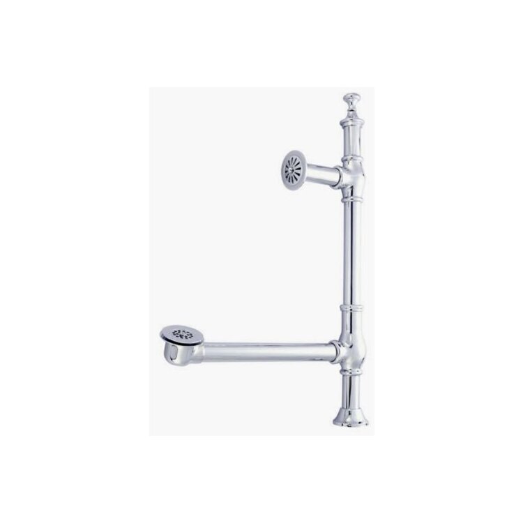 Vintage Edwardian Style Clawfoot Tub Waste and Overflow Drain - Kingston Brass image - 1