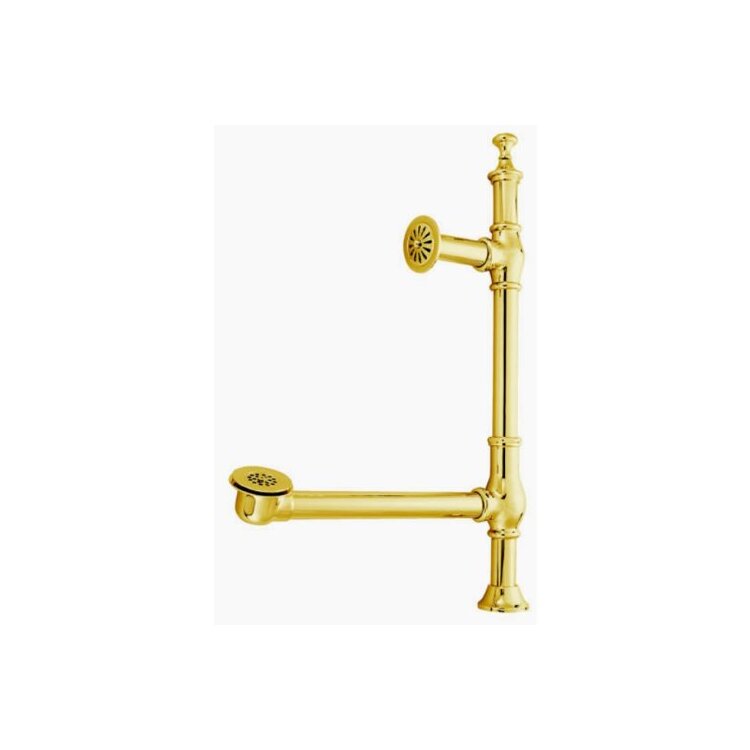 Edwardian British Style Clawfoot Tub Waste and Overflow Drain - Kingston Brass image - 1