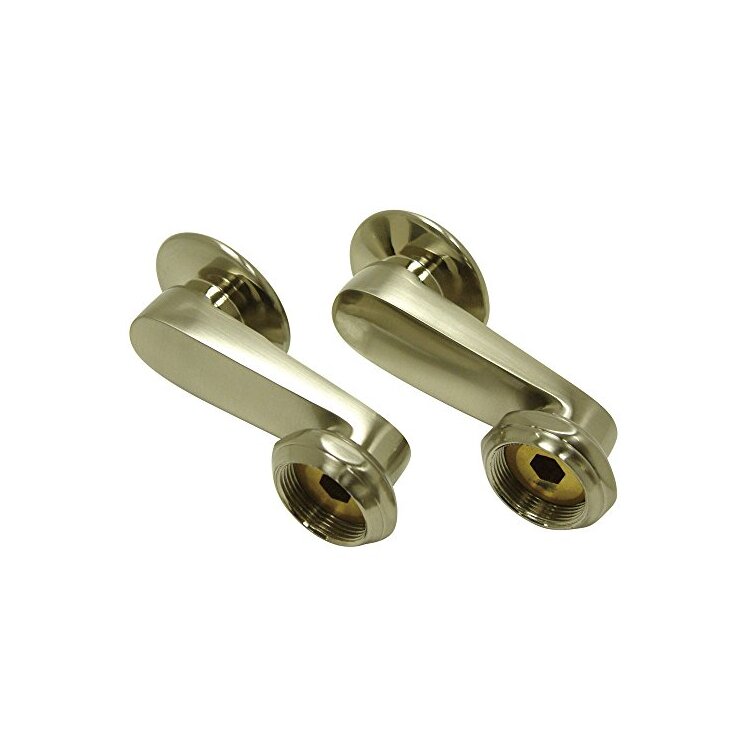 Vintage Brass Swivel Elbow for Clawfoot Tub Faucet Adjuster - Kingston Brass image - 1