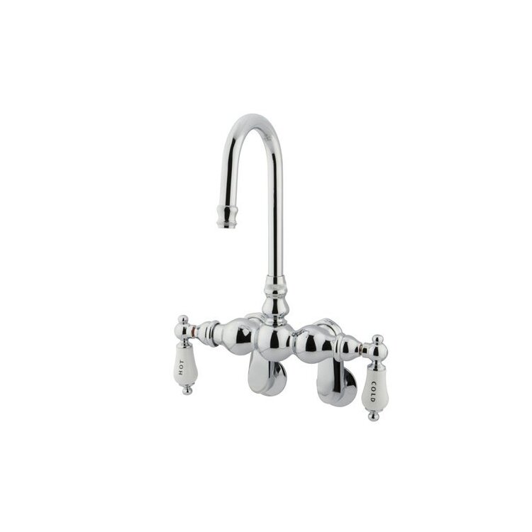 Kingston Brass Vintage Wall Mount Clawfoot Tub Filler image - 1