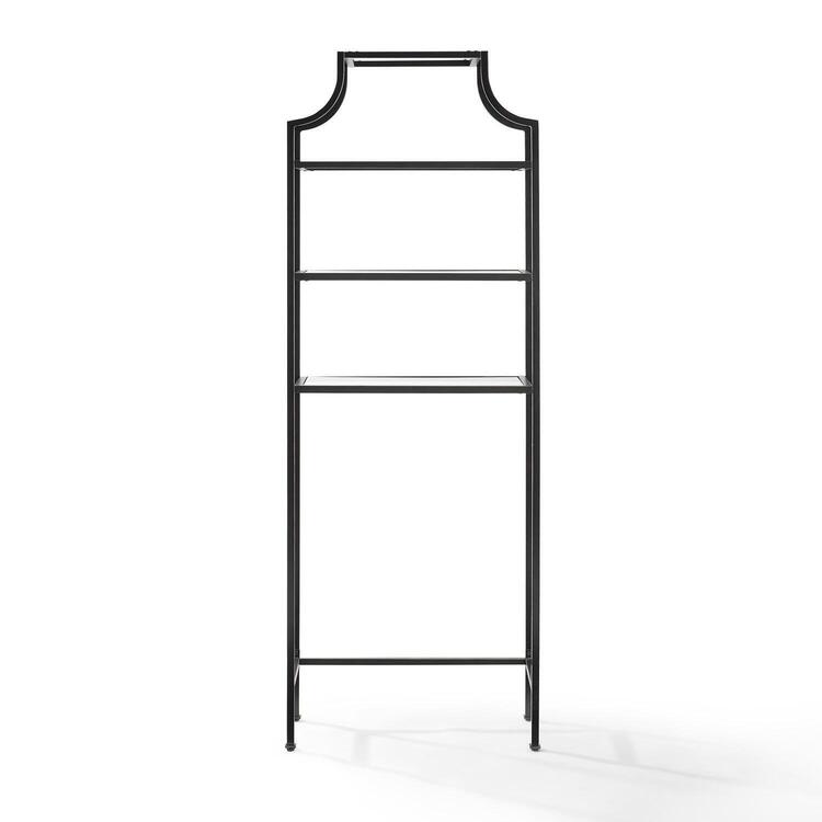 Bathroom Space Saver Cabinet - Modern Storage Tower, Oil Rubbed Bronze, 11"D x 27"W x 73"H image - 1