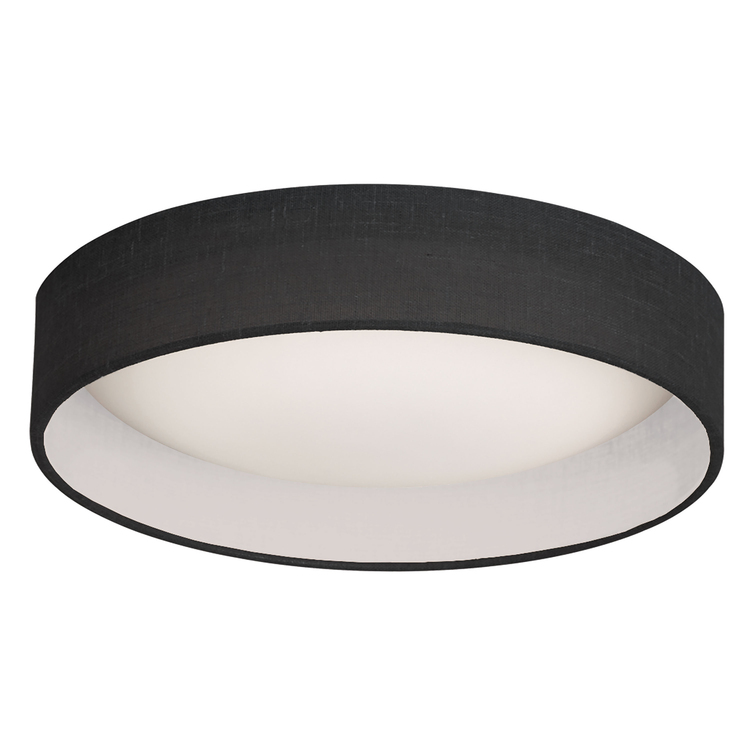 15 Inch Flush Mount Ceiling Light Black Shade Dimmable UL Approved - Dainolite image - 1