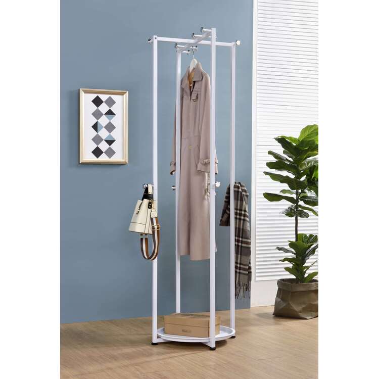Room Designs Coat Rack White Contemporary Square / X-shaped image - 1