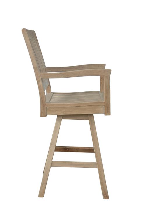 Anderson Teak Rialto Swivel Bar Armchair - Thumbnail 5