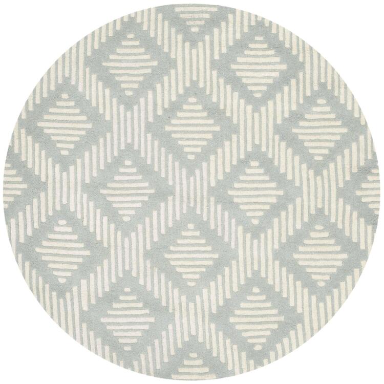 Chatham Grey/Ivory Round Rug image - 1