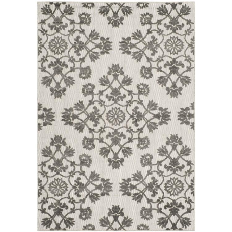 Cottage Cream/Grey Large Rectangle Rug image - 1