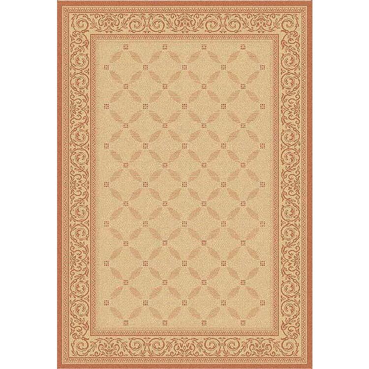 Transitional Rug - Courtyard Polypropylene -Natural/Terra image - 1