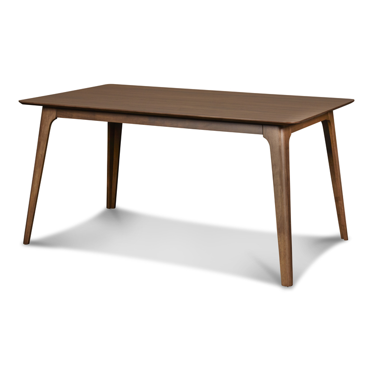 New Classic Furniture Oscar Mid-Century Modern Wood Dining Table -Walnut Brown image - 1