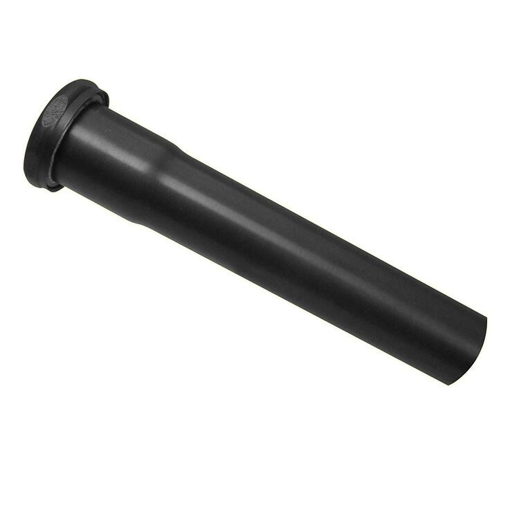 Westbrass 1-1/4 in. OD x 8 in. Slip Joint Extension Tube in Powdercoated Flat Black image - 1