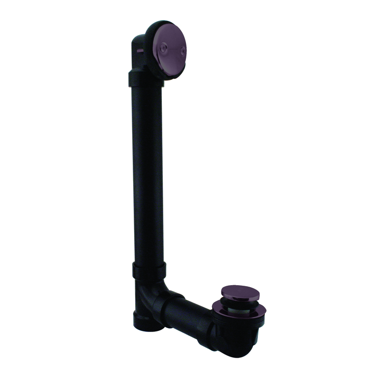 ABS Bath Waste with Oil Rubbed Bronze Two - Hole Elbow Sch 40 Tip Toe - Westbrass image - 1