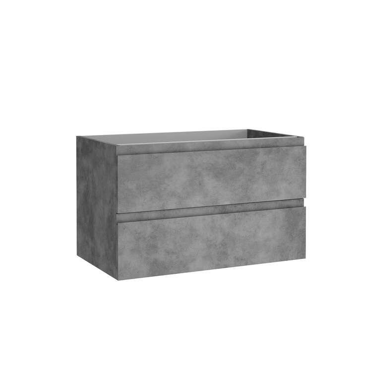DAX INTERNATIONAL DAX Pasadena Vanity Cabinet 32 In Cement w/ Glossy Toscana Basin image - 1