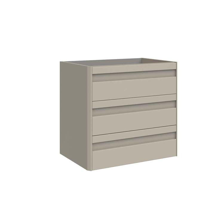 DAX INTERNATIONAL DAX Venice Single Vanity Cabinet 3 Drawers 28 Inches Matt Mink w/Onix Basin image - 1