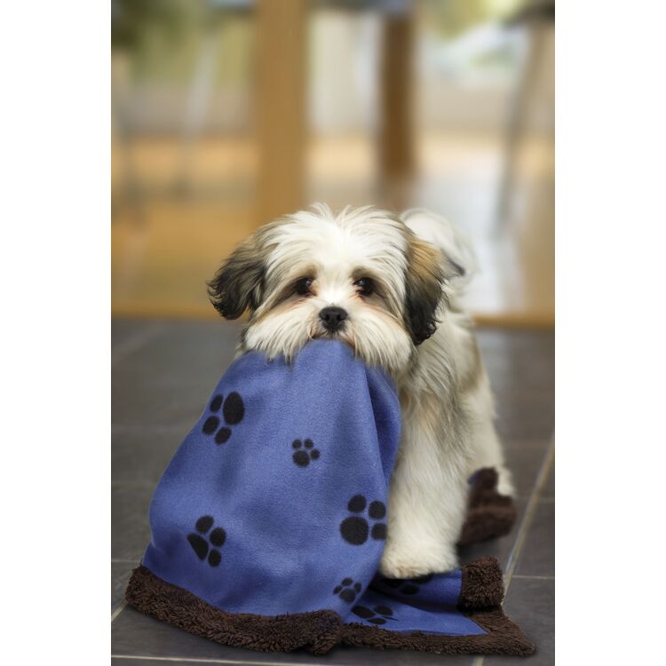 Linen Avenue Pet Blanket, Blue image - 1