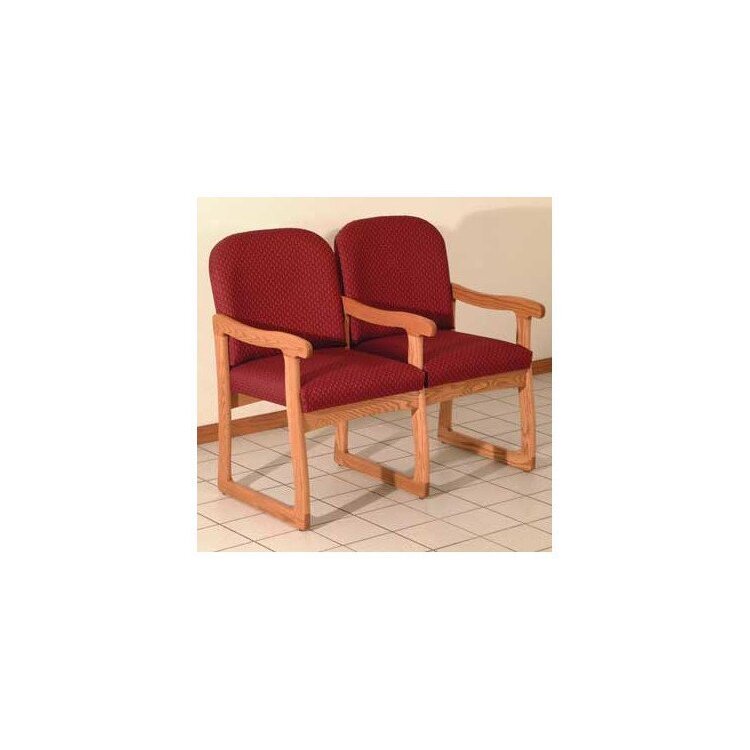 Prairie Two Seat Chair w/Center Arms image - 1