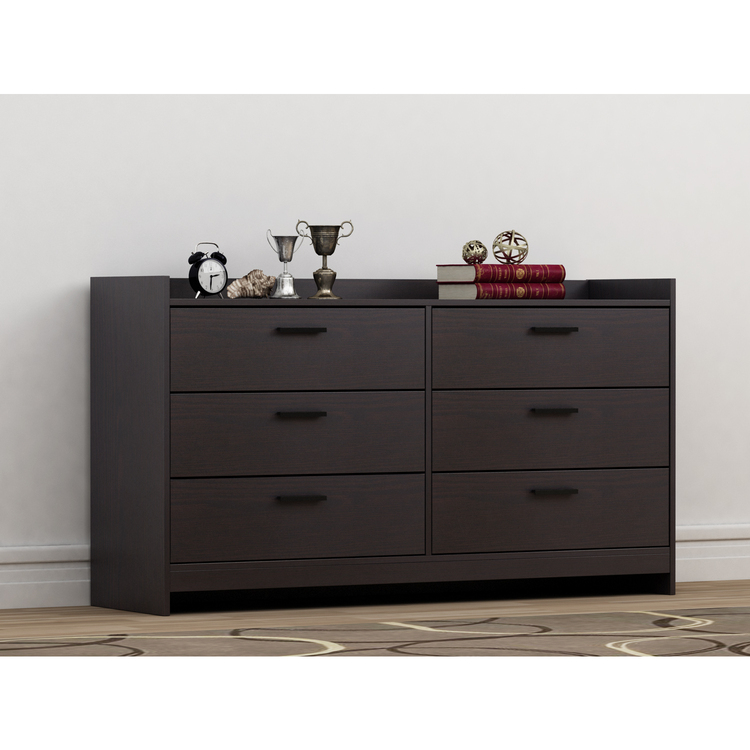 Homestar Central Park 6 Drawer Dresser Espresso From 184 75 To 184 75 Ojcommerce